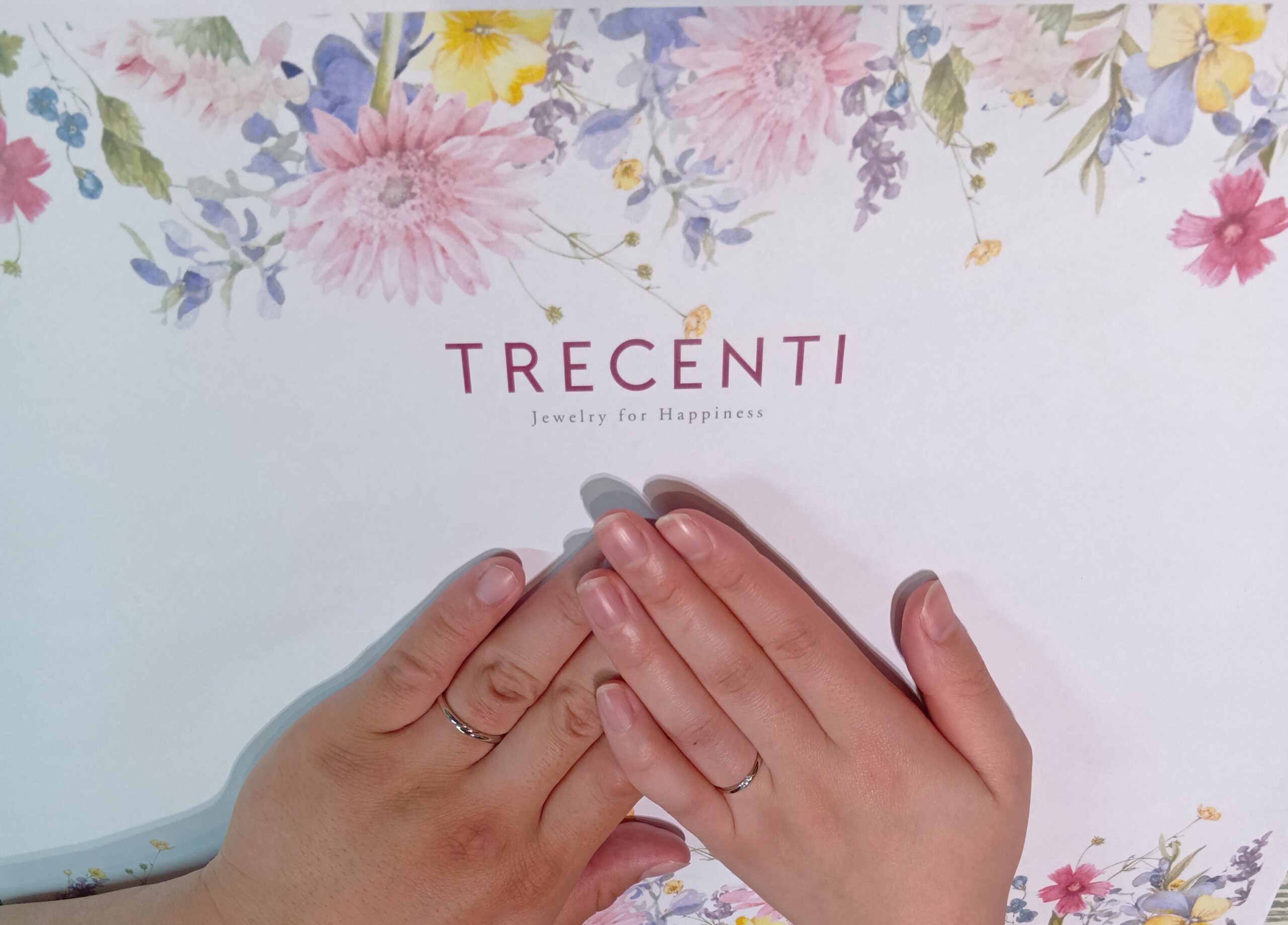 着け心地と双子ダイヤモンドのイメージ